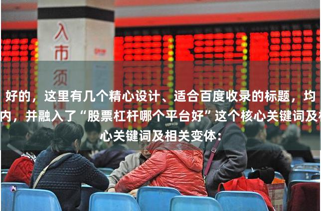好的，这里有几个精心设计、适合百度收录的标题，均控制在以内，并融入了“股票杠杆哪个平台好”这个核心关键词及相关变体：